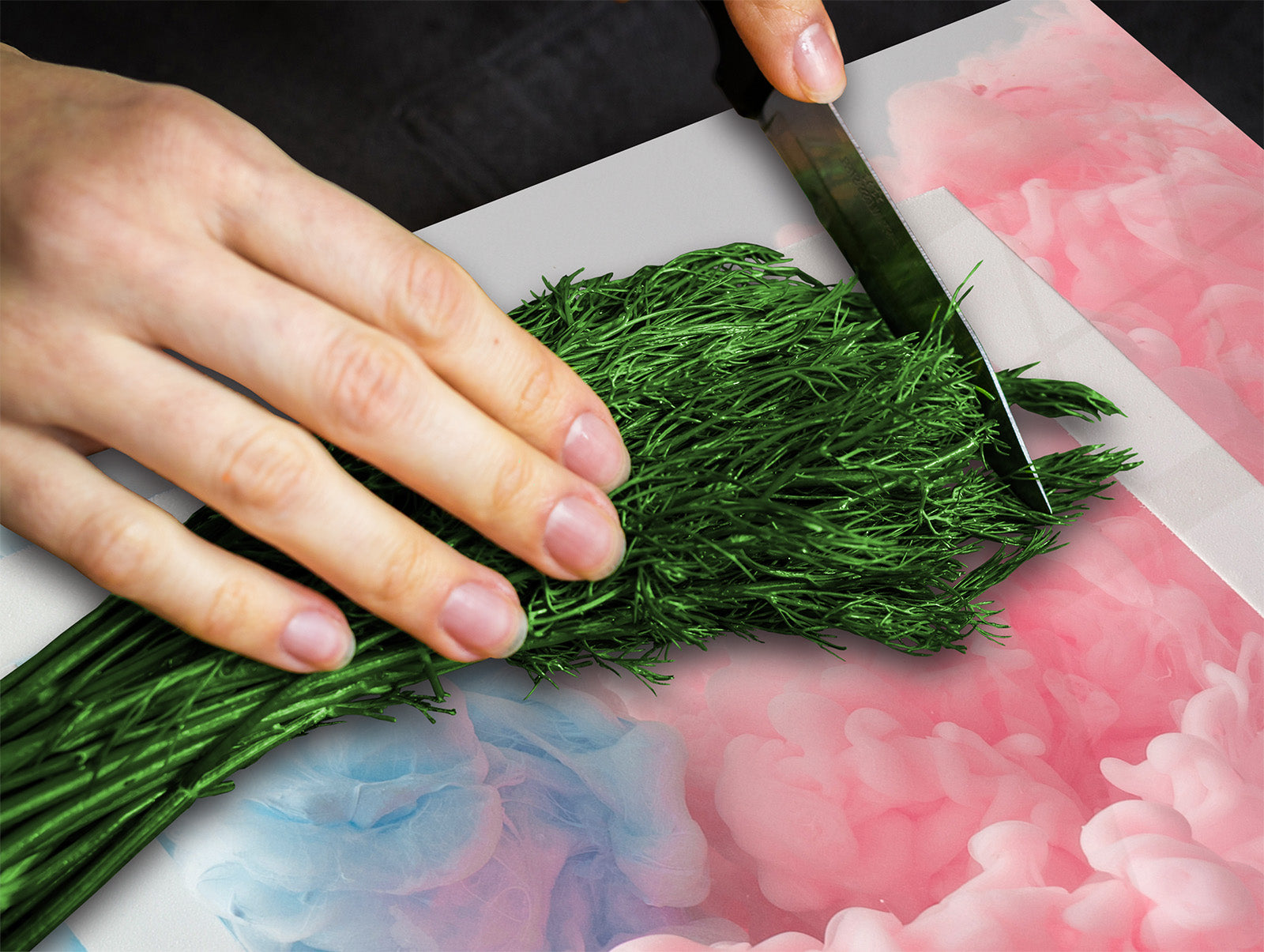 Tabla de cortar - Cubierta de la placa de inducción D04 Serie Bebidas: Cerezas 7