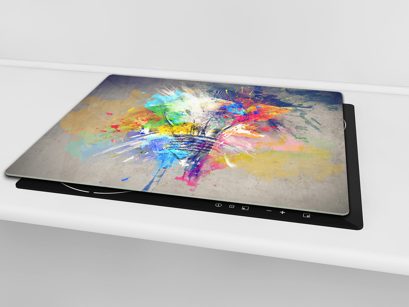 Tabla de cortar - Cubierta de la placa de inducción D04 Serie Bebidas: Cerezas 7