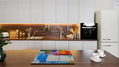 Tabla de cortar - Cubierta de la placa de inducción D04 Serie Bebidas: Cerezas 7