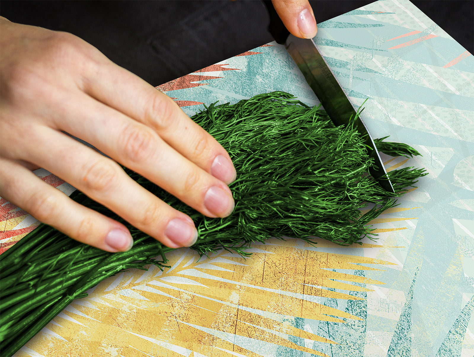 Tempered GLASS Cutting Board – Worktop saver and Pastry Board –- Glass Kitchen Board; MEASURES: SINGLE: 60 x 52 cm (23,62” x 20,47”); DOUBLE: 30 x 52 cm (11,81” x 20,47”); D34 Nature Series: Botanical wall art.