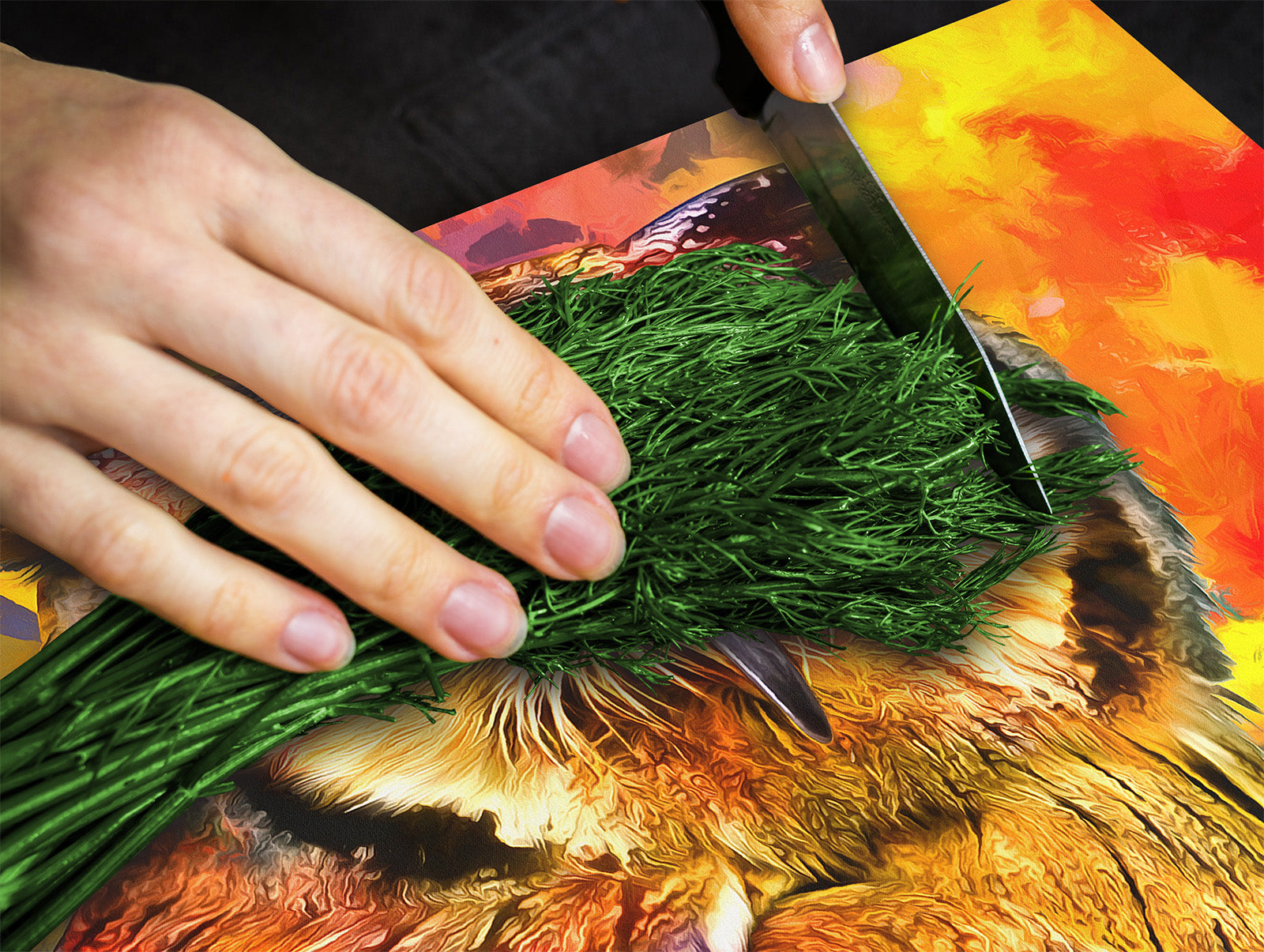 Induction Cooktop Cover Kitchen Board – Impact Resistant Glass Pastry Board; MEASURES: SINGLE: 60 x 52 cm (23,62” x 20,47”); DOUBLE: 30 x 52 cm (11,81” x 20,47”); D37 Animals Series : Colourful owl