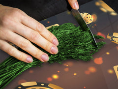 Chopping Board - Induction Cooktop Cover - Glass Cutting Board – Impact & Shatter Resistant – MEASURES: SINGLE: 60 x 52 cm; DOUBLE: 2 x 30 x 52 cm; D42 Modern Art Series : Night at Casino