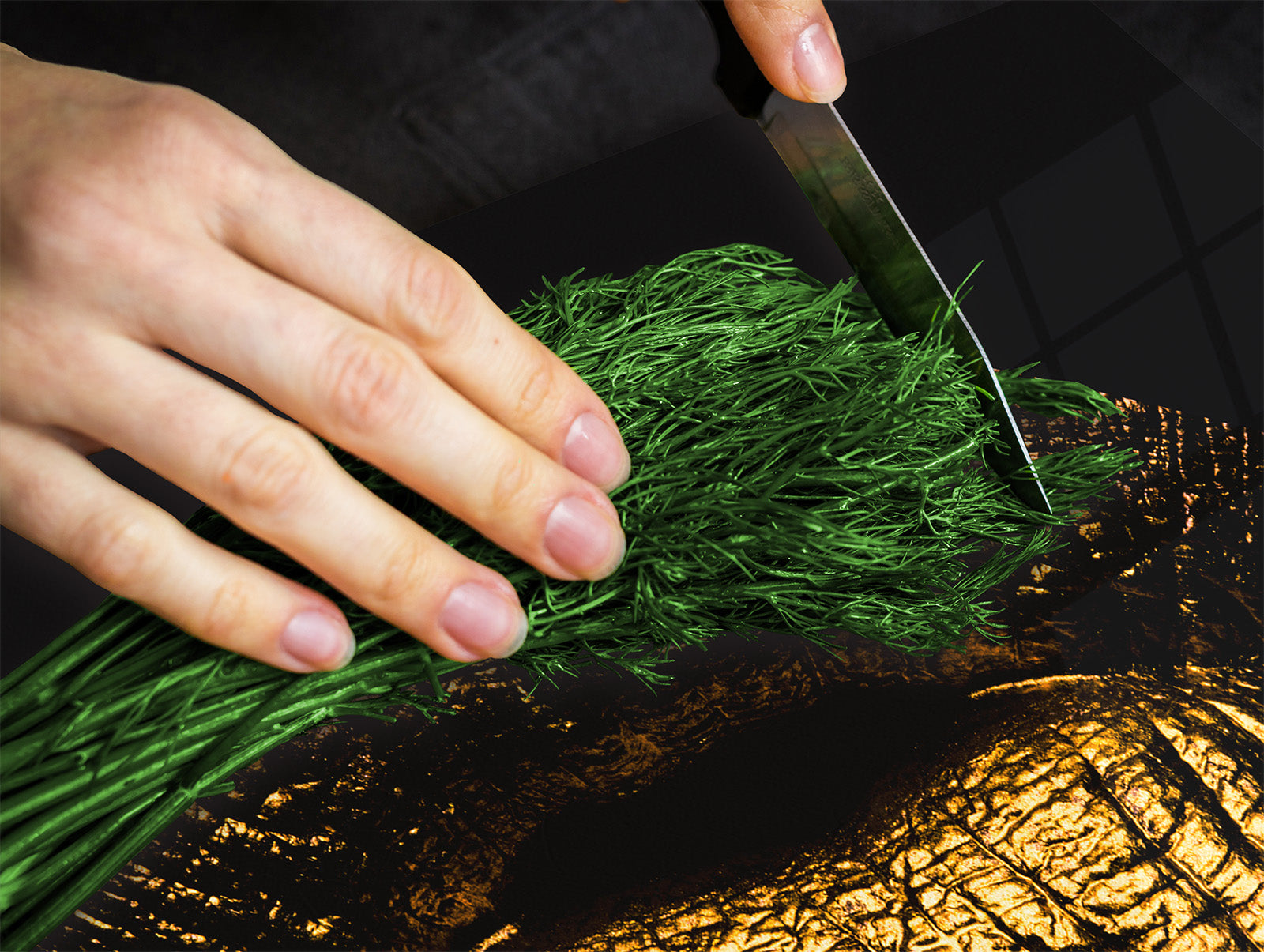 Tabla de cortar - Cubierta de la placa de inducción D04 Serie Bebidas: Cerezas 7