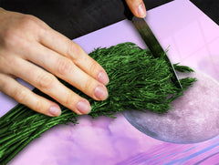 Tabla de cortar - Cubierta de la placa de inducción D04 Serie Bebidas: Cerezas 7