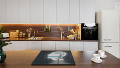 Tempered Glass Multi-Function Board: Cooktop Cover, Pastry and Hot Pot Stand and Worktop Saver – MEASURES: SINGLE: 60 x 52 cm; DOUBLE: 2 x 30 x 52 cm; D43 Abstract Concepts Series 2 : Path to Enlightenment