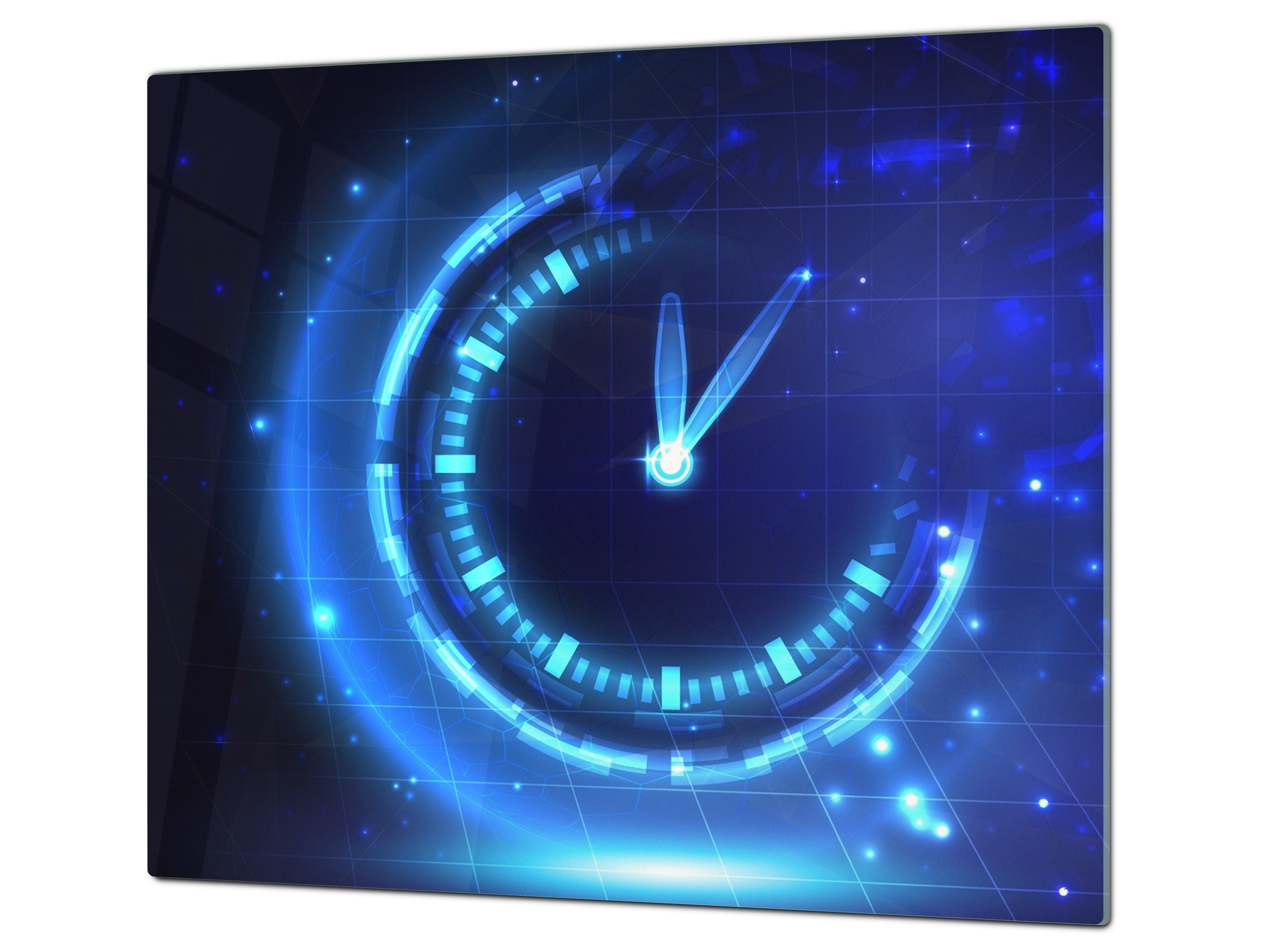 Chopping Board - Induction Cooktop Cover - Glass Cutting Board – Impact & Shatter Resistant – MEASURES: SINGLE: 60 x 52 cm; DOUBLE: 2 x 30 x 52 cm; D42 Modern Art Series : Sign of the Times