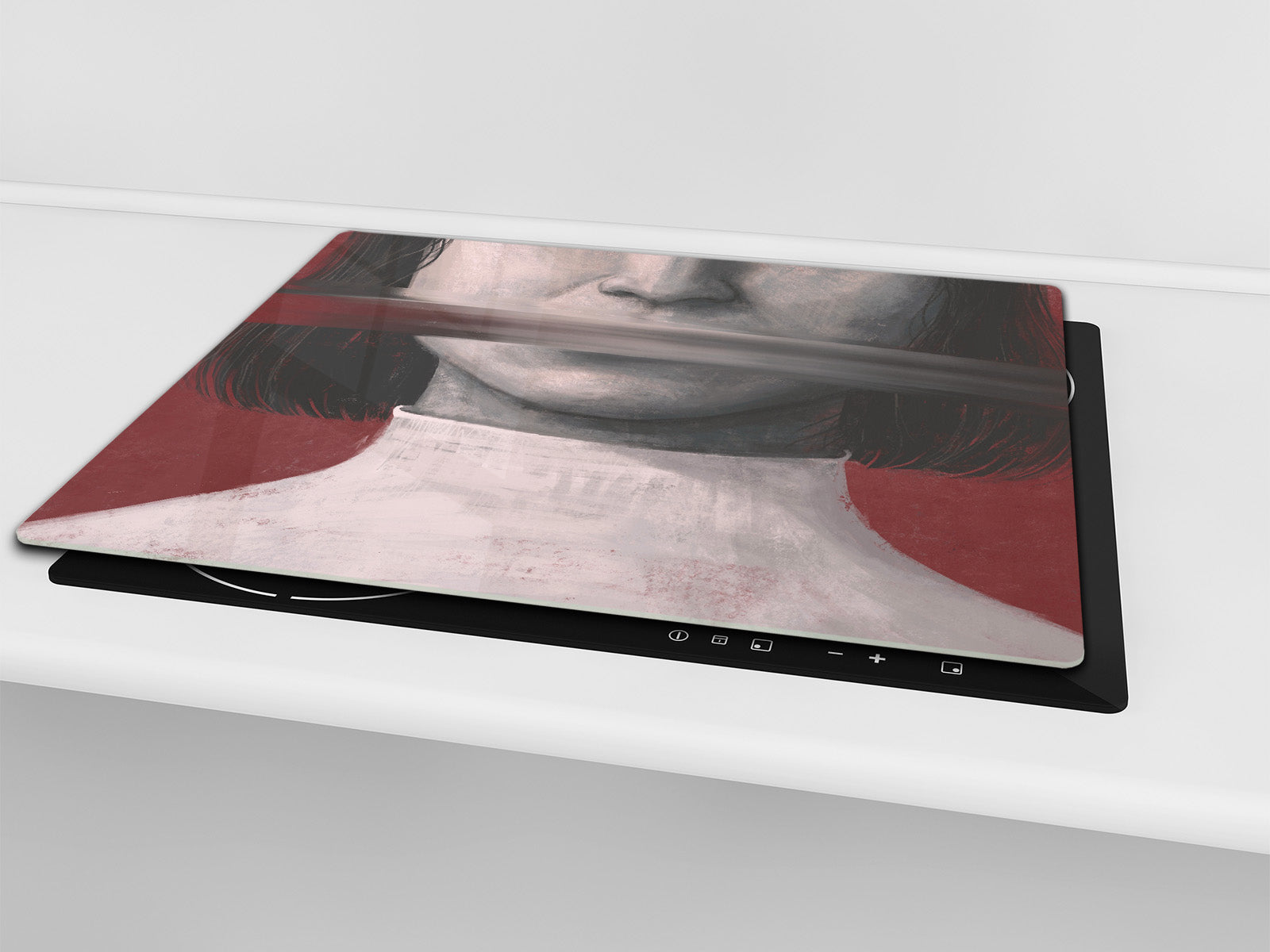 Tabla de cortar - Cubierta de la placa de inducción D04 Serie Bebidas: Cerezas 7