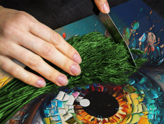 Tabla de cortar - Cubierta de la placa de inducción D04 Serie Bebidas: Cerezas 7