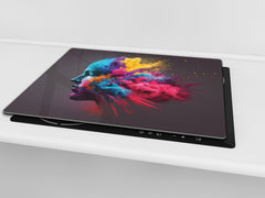 Tabla de cortar - Cubierta de la placa de inducción D04 Serie Bebidas: Cerezas 7