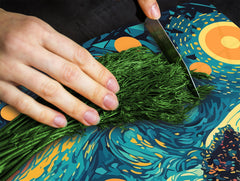 Tabla de cortar - Cubierta de la placa de inducción D04 Serie Bebidas: Cerezas 7