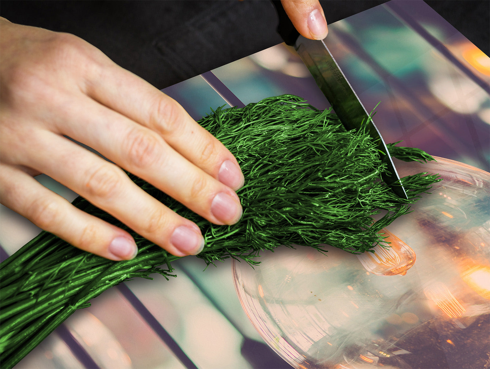 Chopping Board Set - Induction Cooktop Cover –Glass Cutting Board; MEASURES: SINGLE: 60 x 52 cm (23,62” x 20,47”); DOUBLE: 30 x 52 cm (11,81” x 20,47”); D39 Miscellaneous Series : Retro lamps