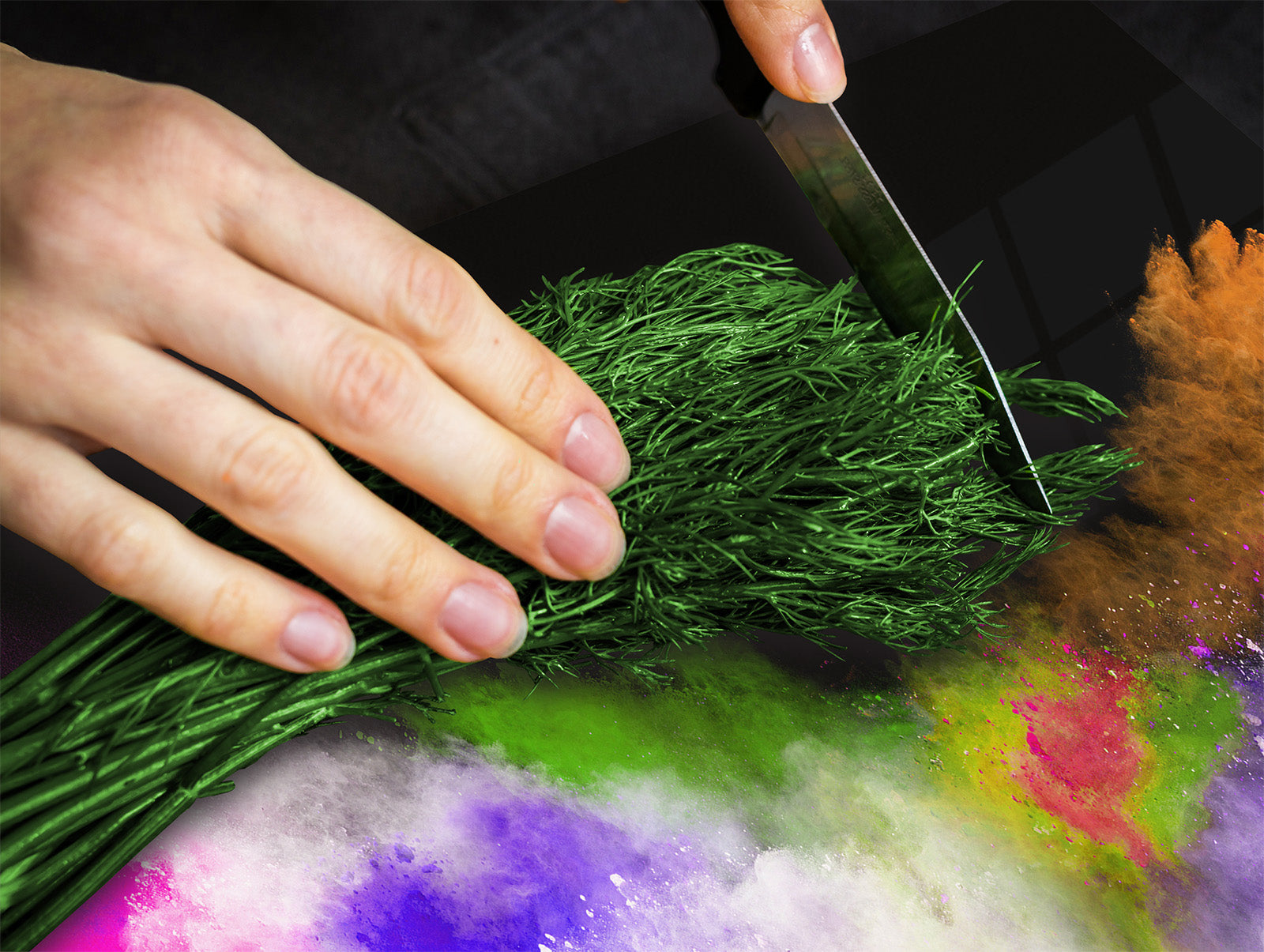 Tabla de cortar - Cubierta de la placa de inducción D04 Serie Bebidas: Cerezas 7