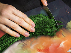 Tabla de cortar - Cubierta de la placa de inducción D04 Serie Bebidas: Cerezas 7