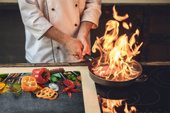 Induction Cooktop Cover –Shatter Resistant Glass Kitchen Board – Hob cover; MEASURES: SINGLE: 60 x 52 cm (23,62” x 20,47”); DOUBLE: 30 x 52 cm (11,81” x 20,47”); D38 Herbs and spices Series : Herbs and spices 2