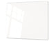 Planche à découper en verre trempé – Couvre-cuisinière; D18 Série de couleurs: Blanc