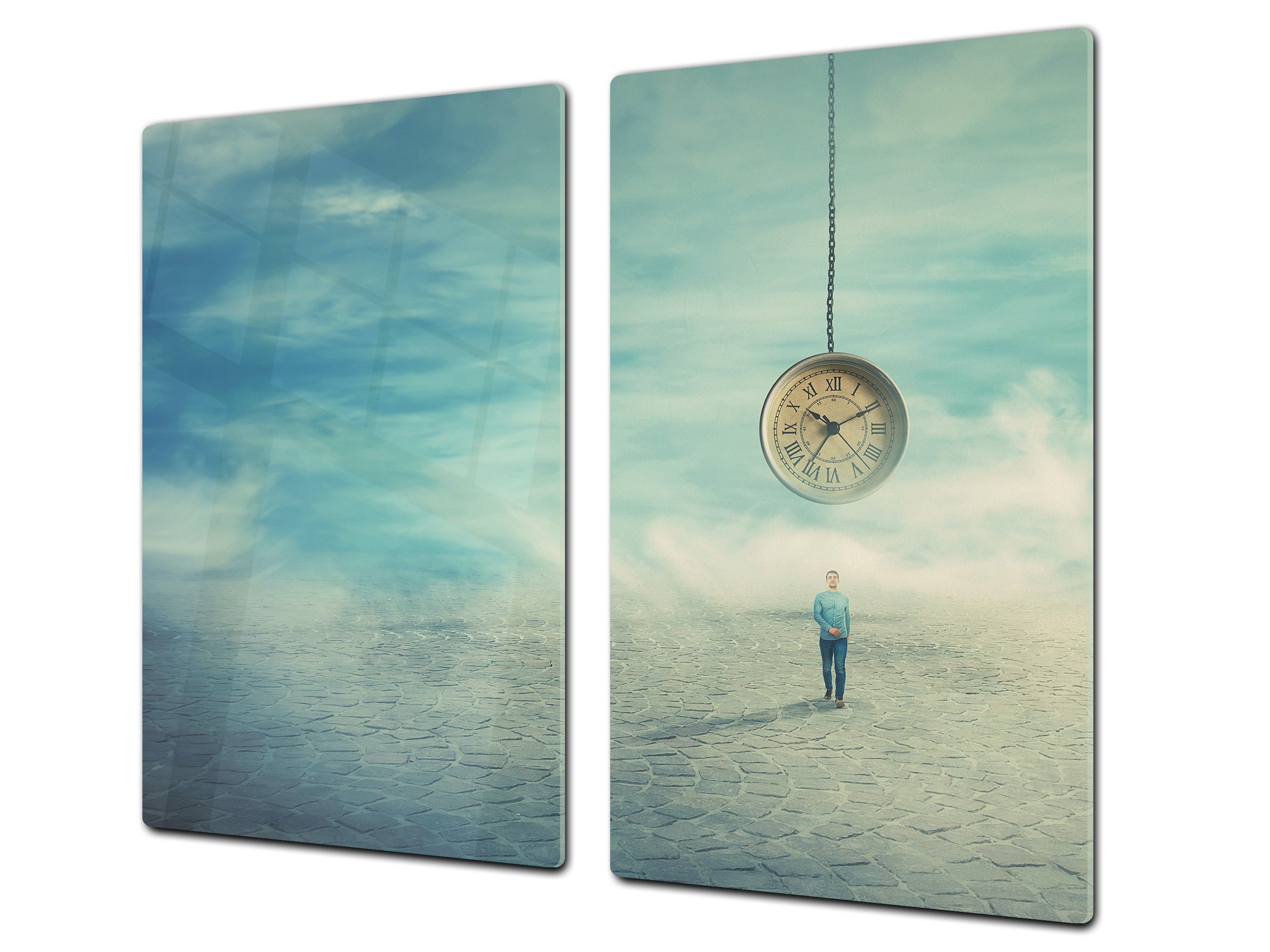 Tabla de cortar - Cubierta de la placa de inducción D04 Serie Bebidas: Cerezas 7