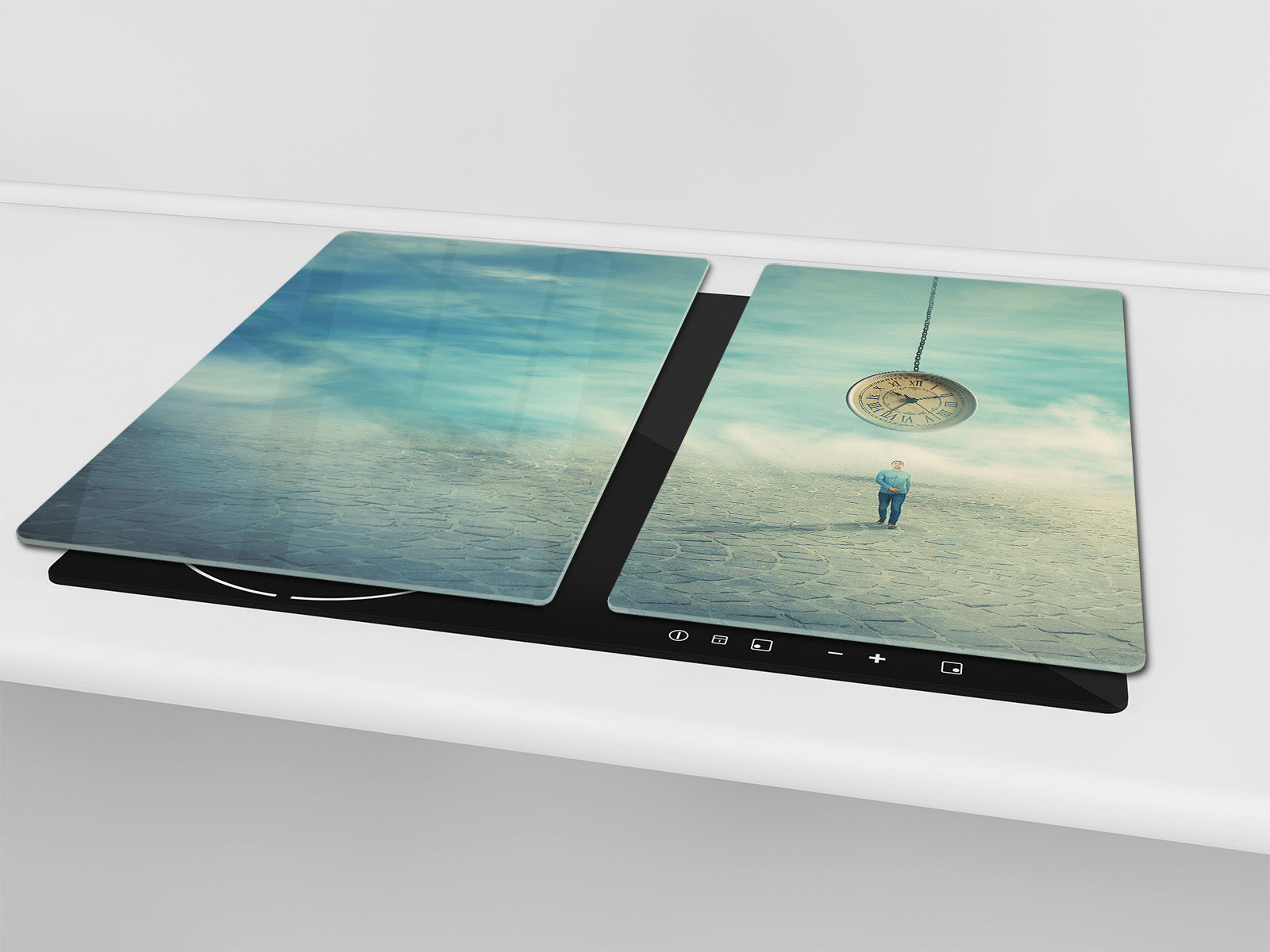 Tabla de cortar - Cubierta de la placa de inducción D04 Serie Bebidas: Cerezas 7