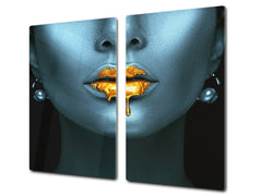 Tabla de cortar - Cubierta de la placa de inducción D04 Serie Bebidas: Cerezas 7