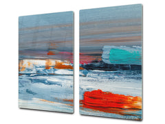 Tabla de cortar - Cubierta de la placa de inducción D04 Serie Bebidas: Cerezas 7