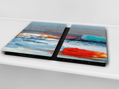 Tabla de cortar - Cubierta de la placa de inducción D04 Serie Bebidas: Cerezas 7