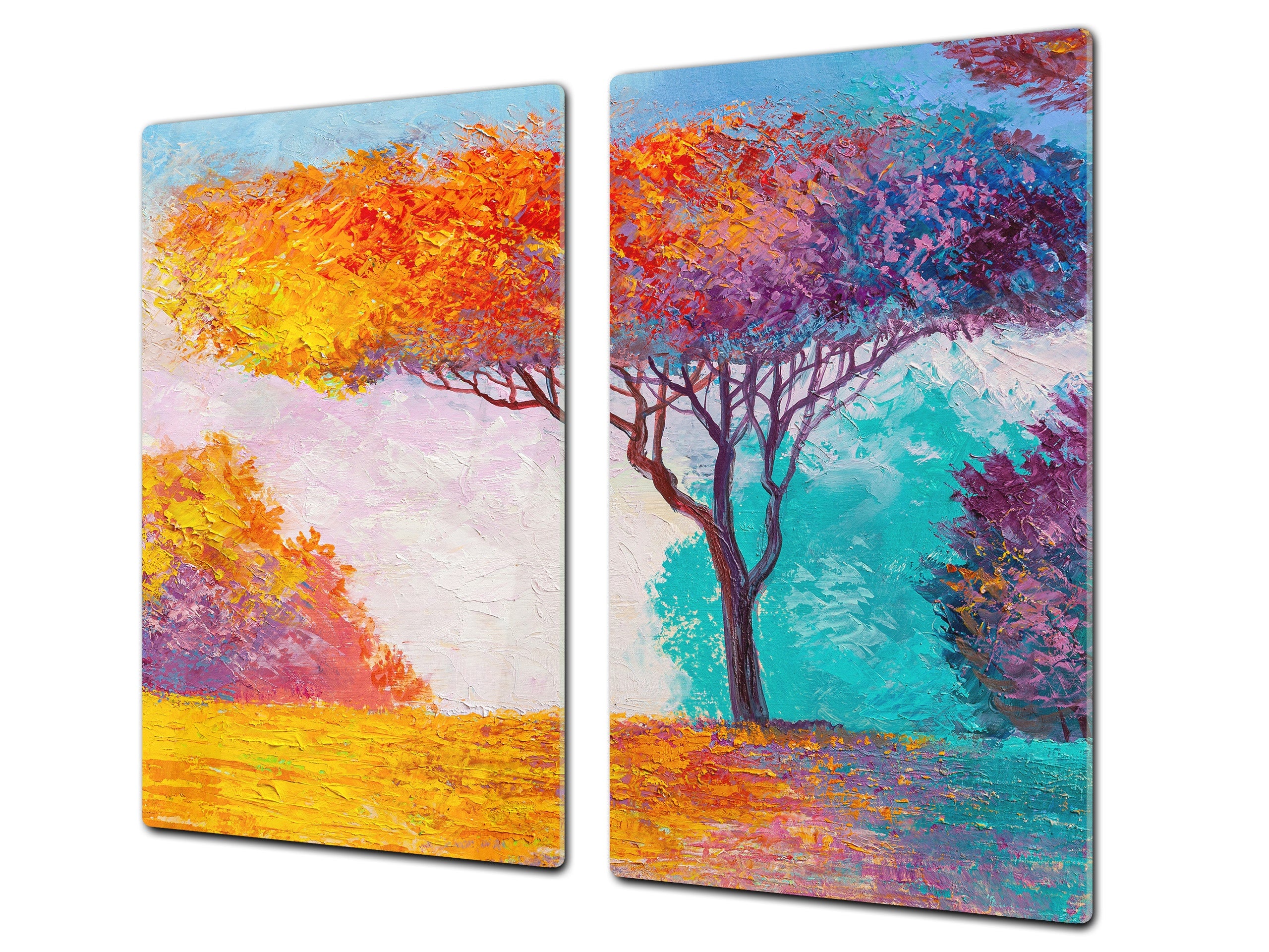 Schneidbrett aus Hartglas und schützende Arbeitsoberfläche D04 Drinks Series: Cherries 7