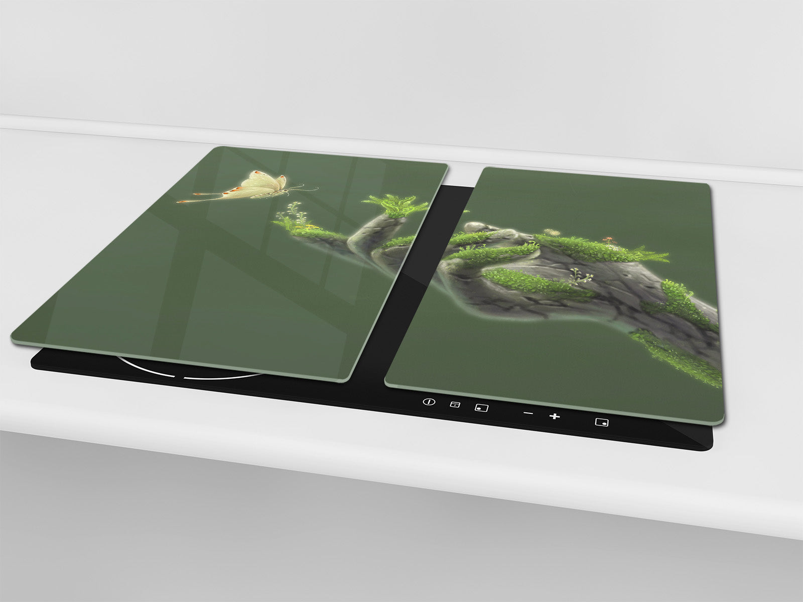 Tabla de cortar - Cubierta de la placa de inducción D04 Serie Bebidas: Cerezas 7