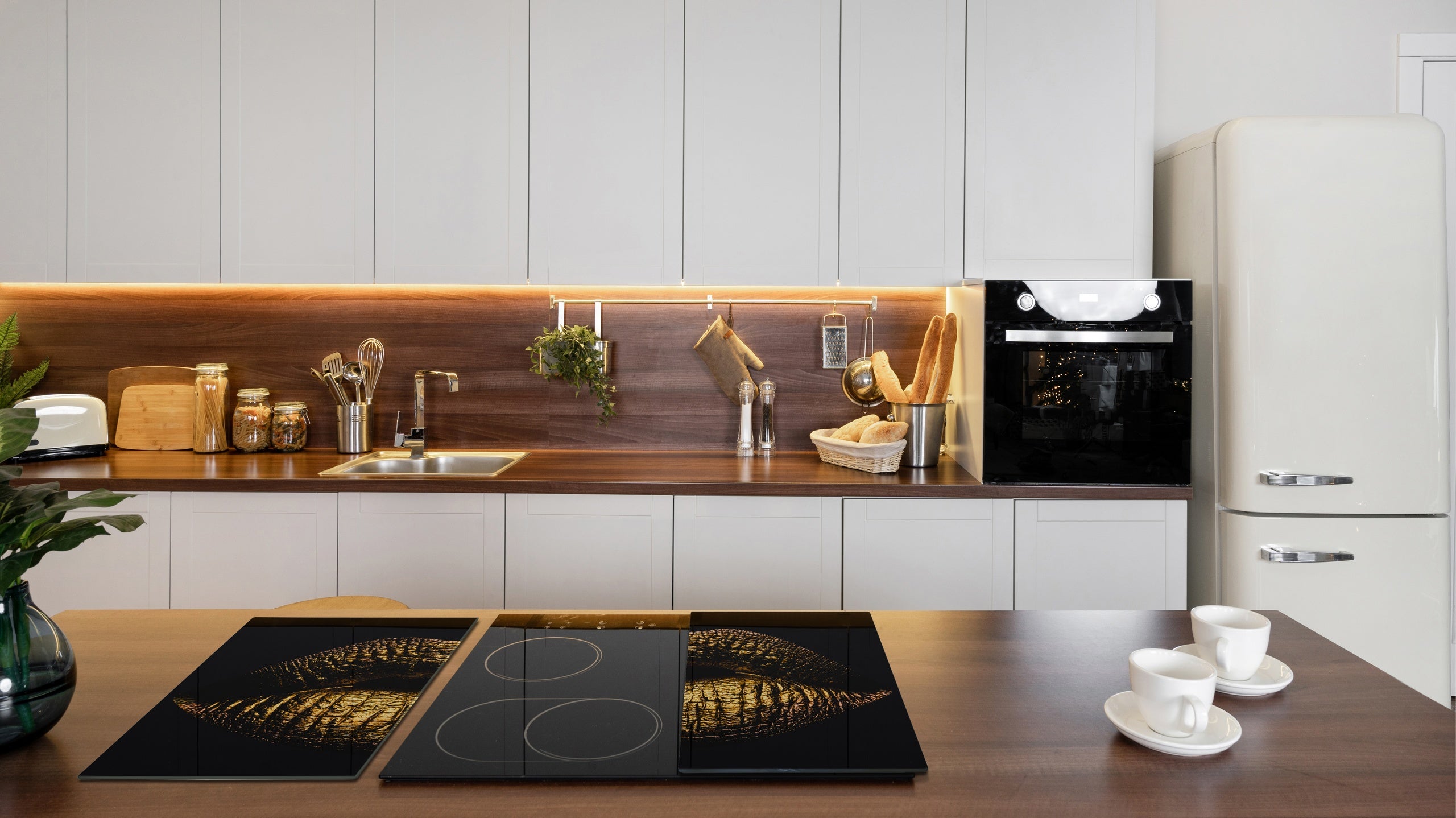 Tabla de cortar - Cubierta de la placa de inducción D04 Serie Bebidas: Cerezas 7