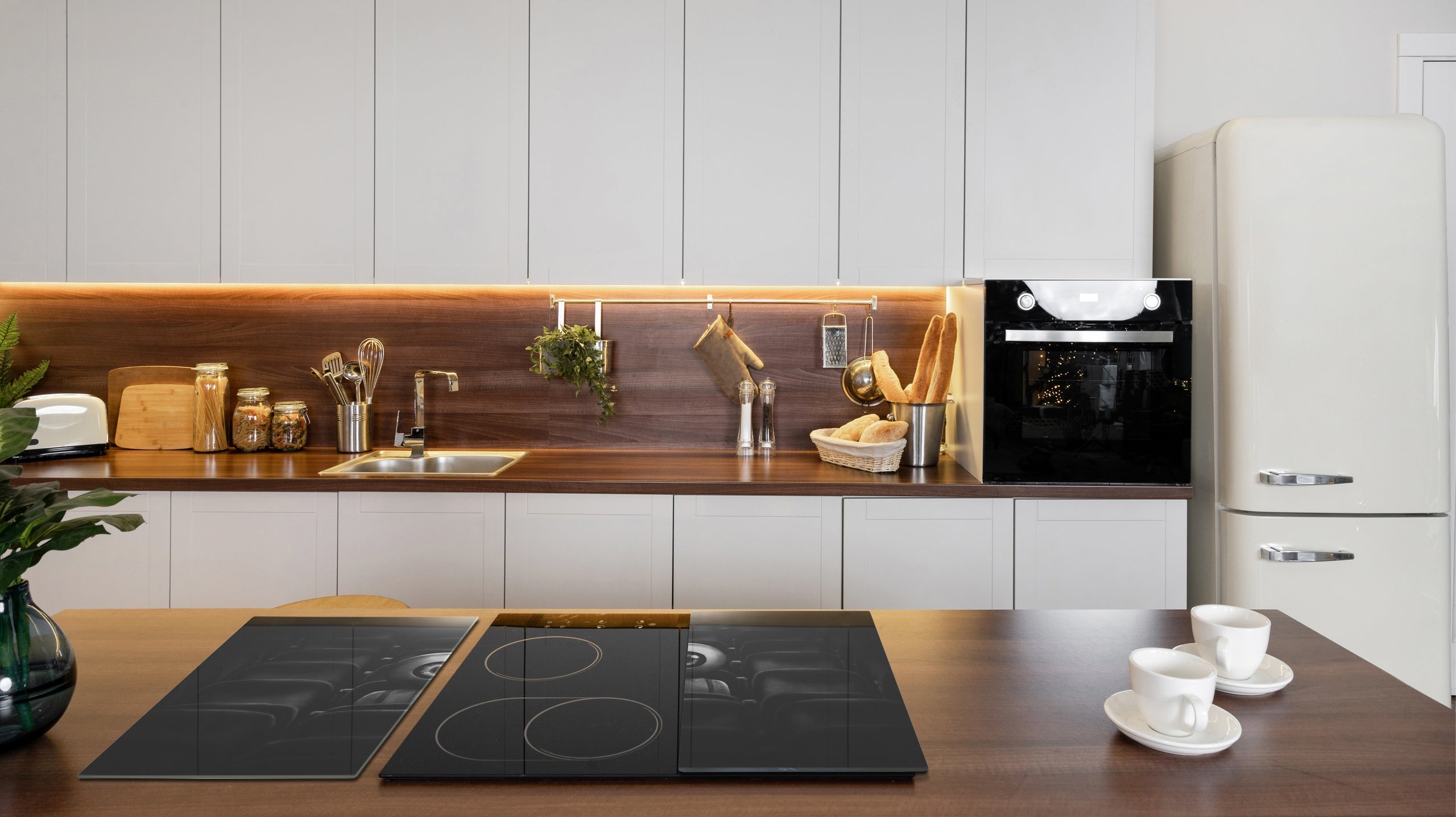 Tabla de cortar - Cubierta de la placa de inducción D04 Serie Bebidas: Cerezas 7