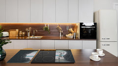 Tempered Glass Multi-Function Board: Cooktop Cover, Pastry and Hot Pot Stand and Worktop Saver – MEASURES: SINGLE: 60 x 52 cm; DOUBLE: 2 x 30 x 52 cm; D43 Abstract Concepts Series 2 : Path to Enlightenment