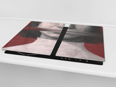 Tabla de cortar - Cubierta de la placa de inducción D04 Serie Bebidas: Cerezas 7