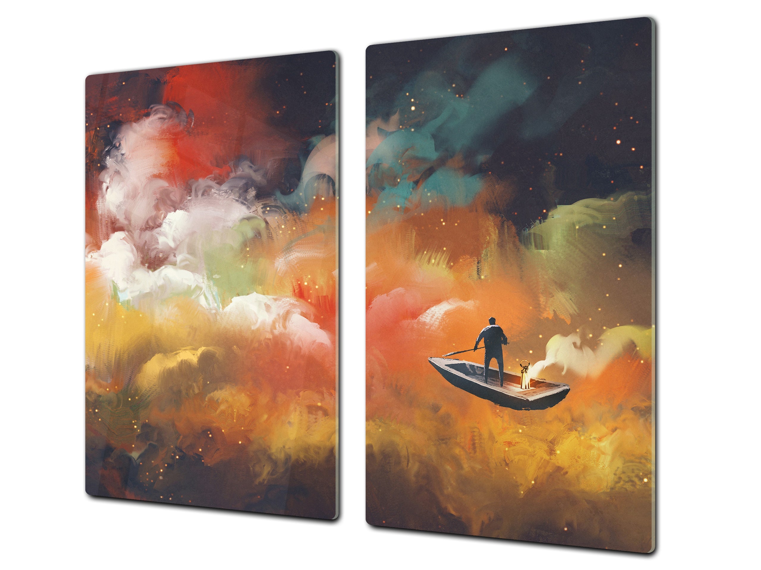 Tabla de cortar - Cubierta de la placa de inducción D04 Serie Bebidas: Cerezas 7