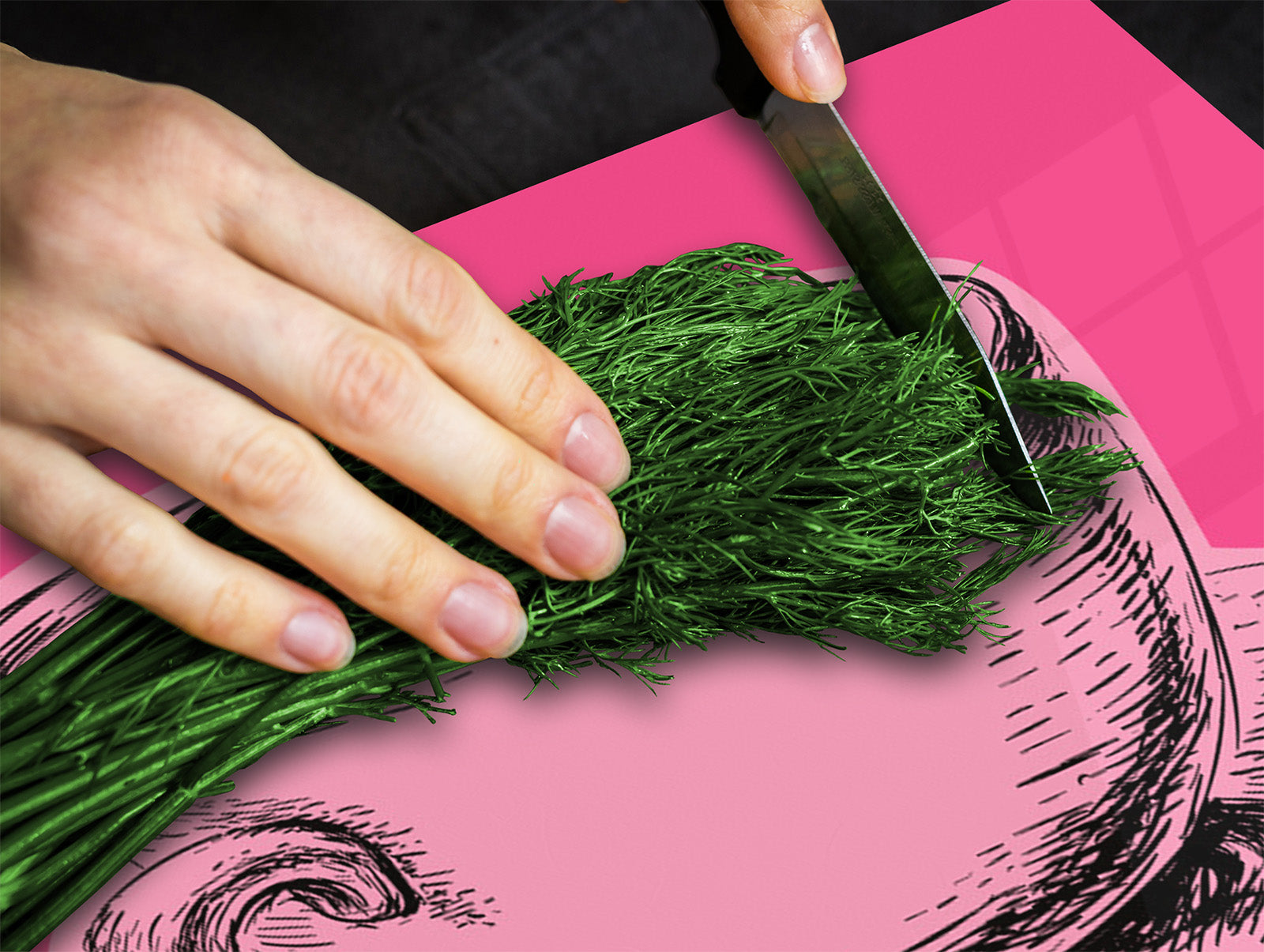 KITCHEN BOARD & Induction Cooktop Cover – Glass Pastry Board - Tempered Glass Chopping Board and Serving Tray – DIMENSIONS: SINGLE: 23,62” x 20,47”; DOUBLE: 11,81” x 20,47” – D44 Pop Art Series : Pop Art Cup of Coffee 1