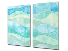 Tabla de cortar - Cubierta de la placa de inducción D04 Serie Bebidas: Cerezas 7