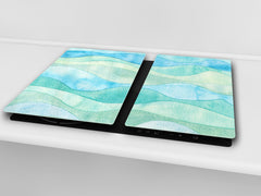 Tabla de cortar - Cubierta de la placa de inducción D04 Serie Bebidas: Cerezas 7