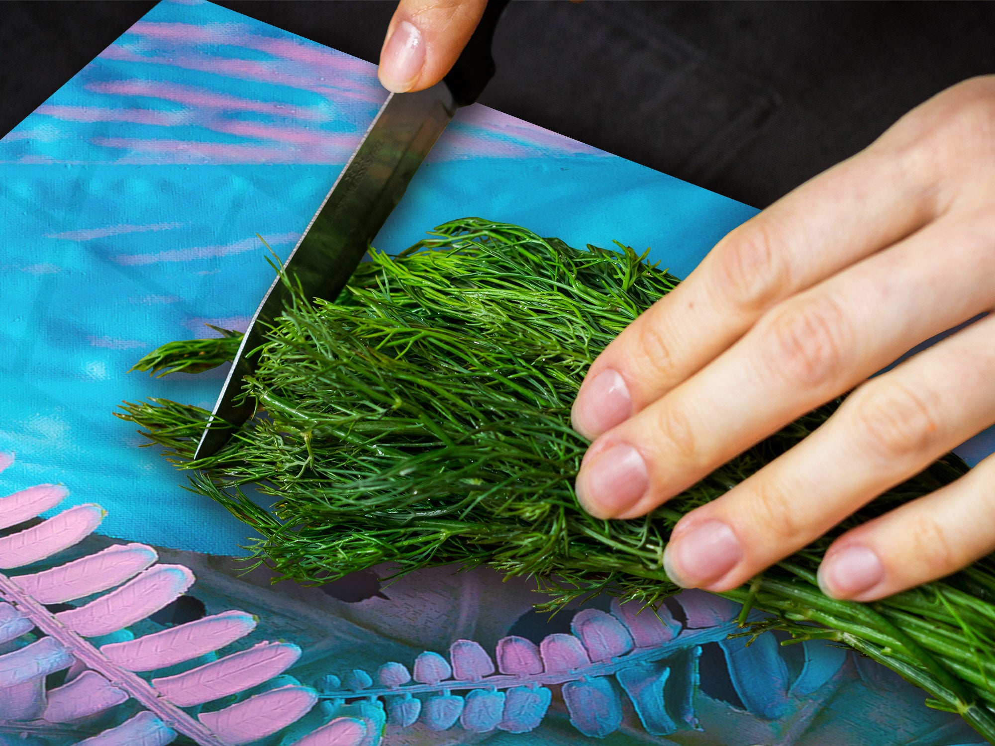 Enorme Cubre vitros de cristal templado - Serie de alimentos DD16 Comida Africa