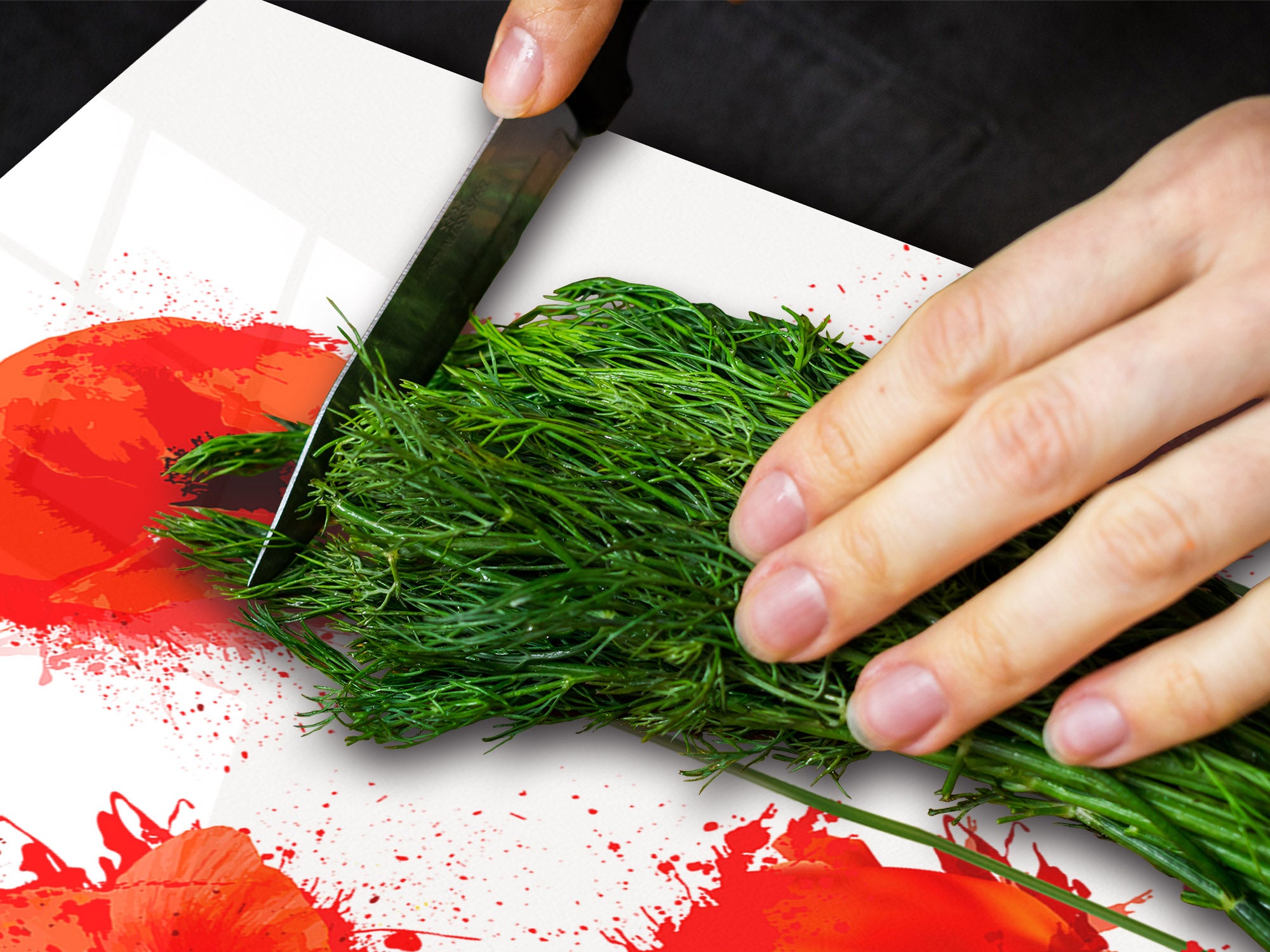 Enorme Cubre vitros de cristal templado - Serie de alimentos DD16 Comida Africa