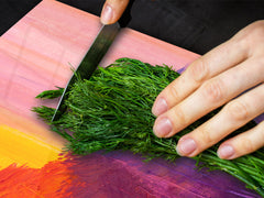 UNIQUE Tempered GLASS Kitchen Board – Impact & Scratch Resistant Cooktop cover – SINGLE: 80 x 52 cm; DOUBLE: 40 x 52 cm; DD45 Art Series : Colourful trees 2