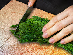 Gigantic Worktop saver and Pastry Board - Tempered GLASS Cutting Board - MEASURES: SINGLE: 80 x 52 cm; DOUBLE: 40 x 52 cm; DD44 Nature series : Colourful transparent leaves