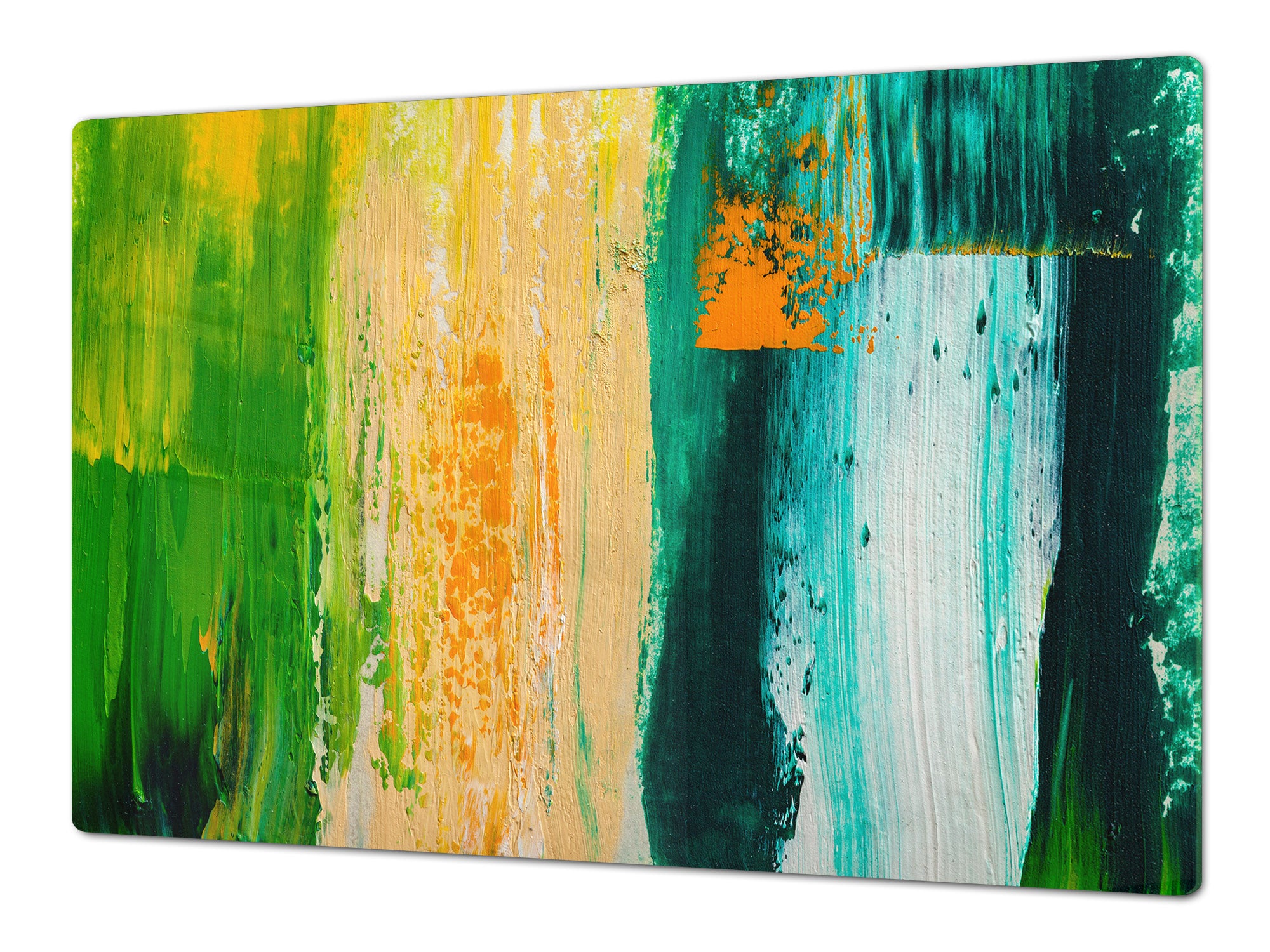 UNIQUE Tempered GLASS Kitchen Board – Impact & Scratch Resistant Cooktop cover – SINGLE: 80 x 52 cm; DOUBLE: 40 x 52 cm; DD45 Art Series : Abstract art background 4