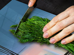 ENORMOUS  Tempered GLASS Chopping Board - Induction Cooktop Cover – SINGLE: 80 x 52 cm; DOUBLE: 40 x 52 cm; DD52a : Blurry Landscape