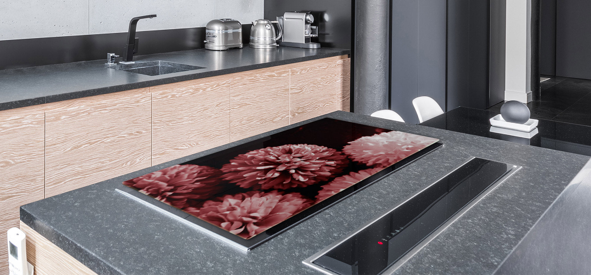 GIGANTE ASSE DA CUCINA e Copri-piano cottura a induzione; Serie di alimenti DD16: Cibo africano