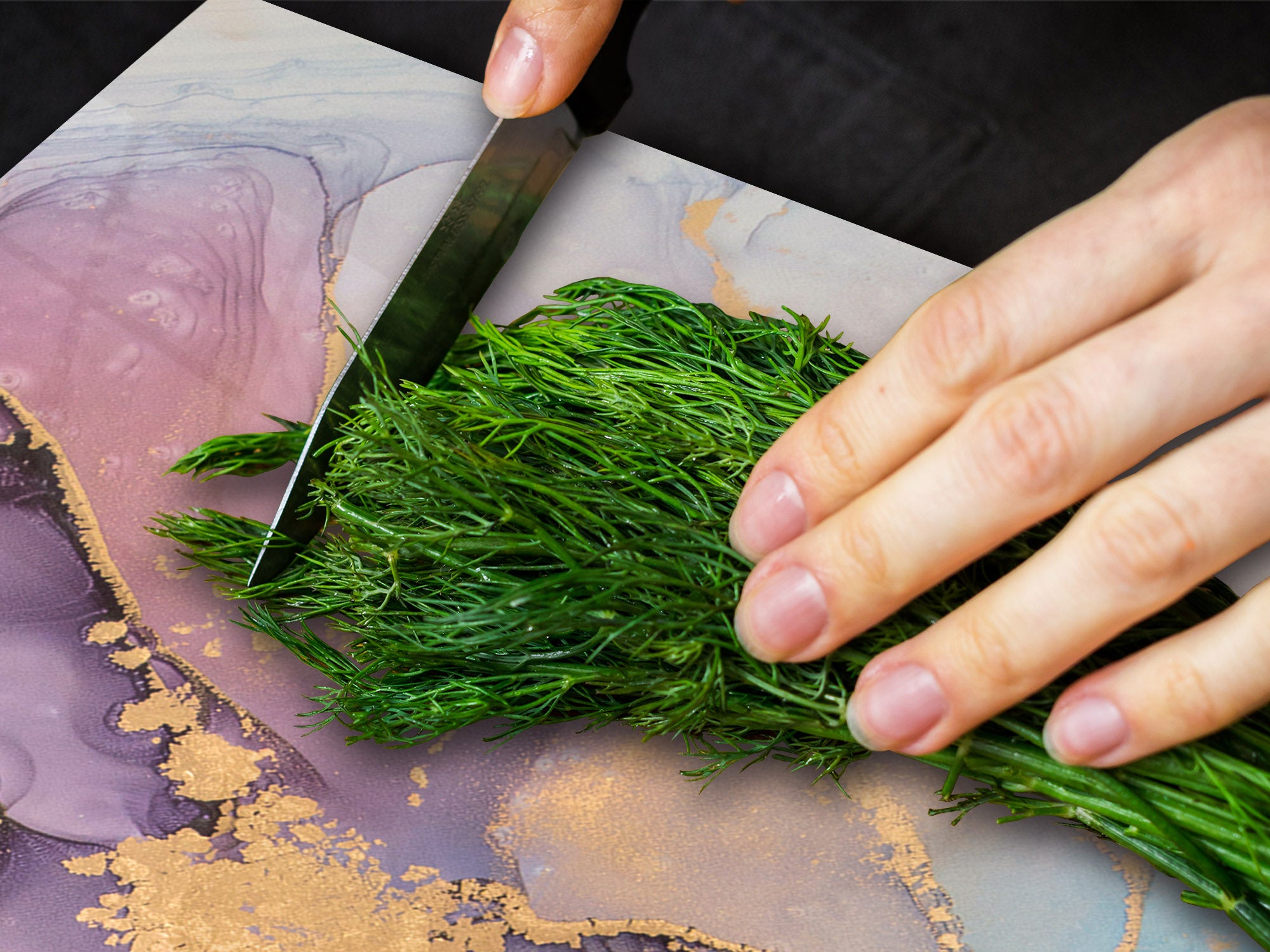 UNIQUE Tempered GLASS Kitchen Board – Impact & Scratch Resistant Cooktop cover – SINGLE: 80 x 52 cm; DOUBLE: 40 x 52 cm; DD45 Art Series : Liquid colours 1