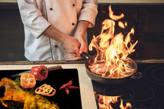 BIG KITCHEN BOARD & Induction Cooktop Cover – Glass Pastry Board – SINGLE: 80 x 52 cm (31,5” x 20,47”); DOUBLE: 40 x 52 cm (15,75” x 20,47”); DD47 Animals Series : Wild horse