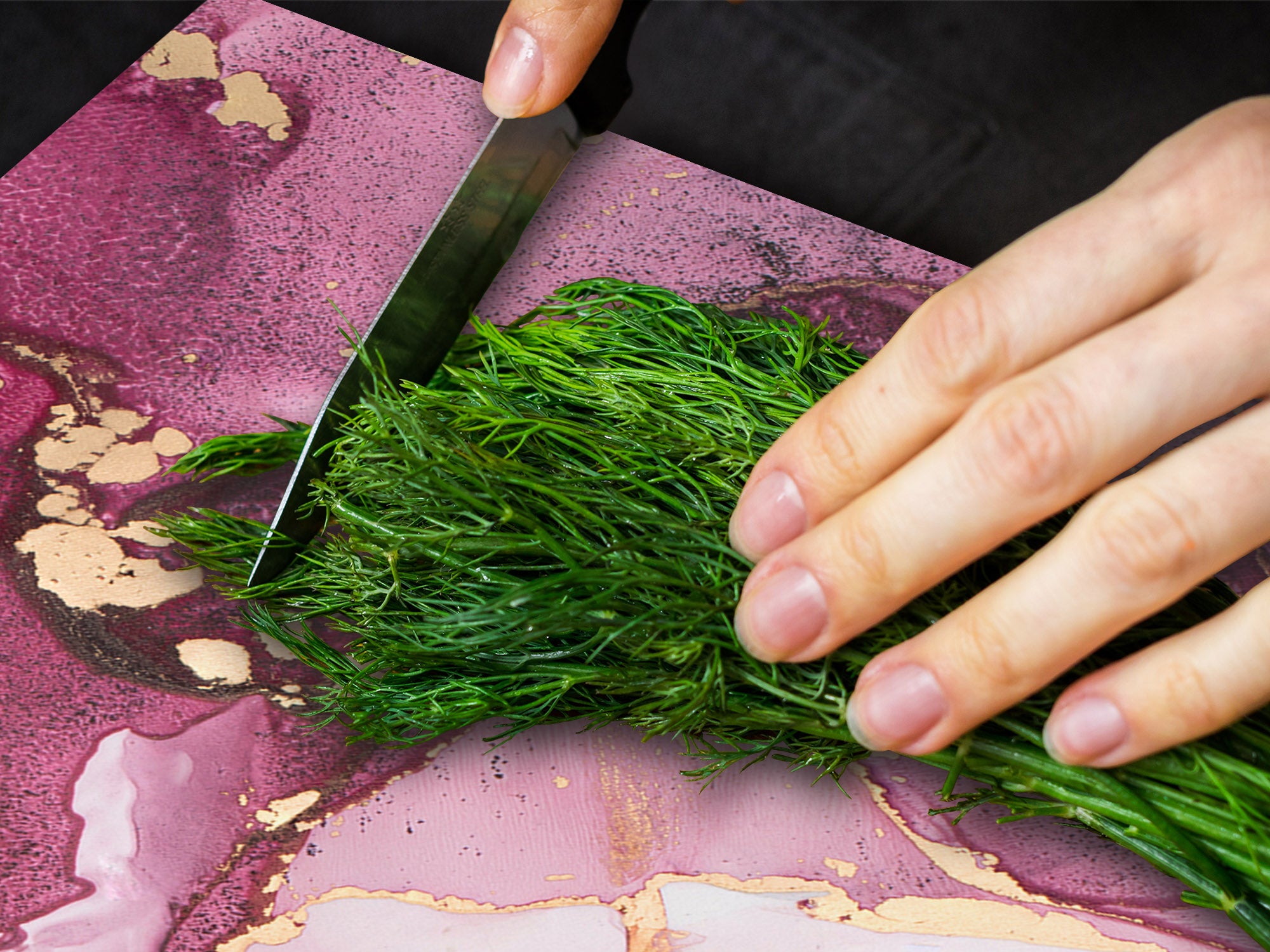 UNIQUE Tempered GLASS Kitchen Board – Impact & Scratch Resistant Cooktop cover – SINGLE: 80 x 52 cm; DOUBLE: 40 x 52 cm; DD45 Art Series : Liquid colours 5