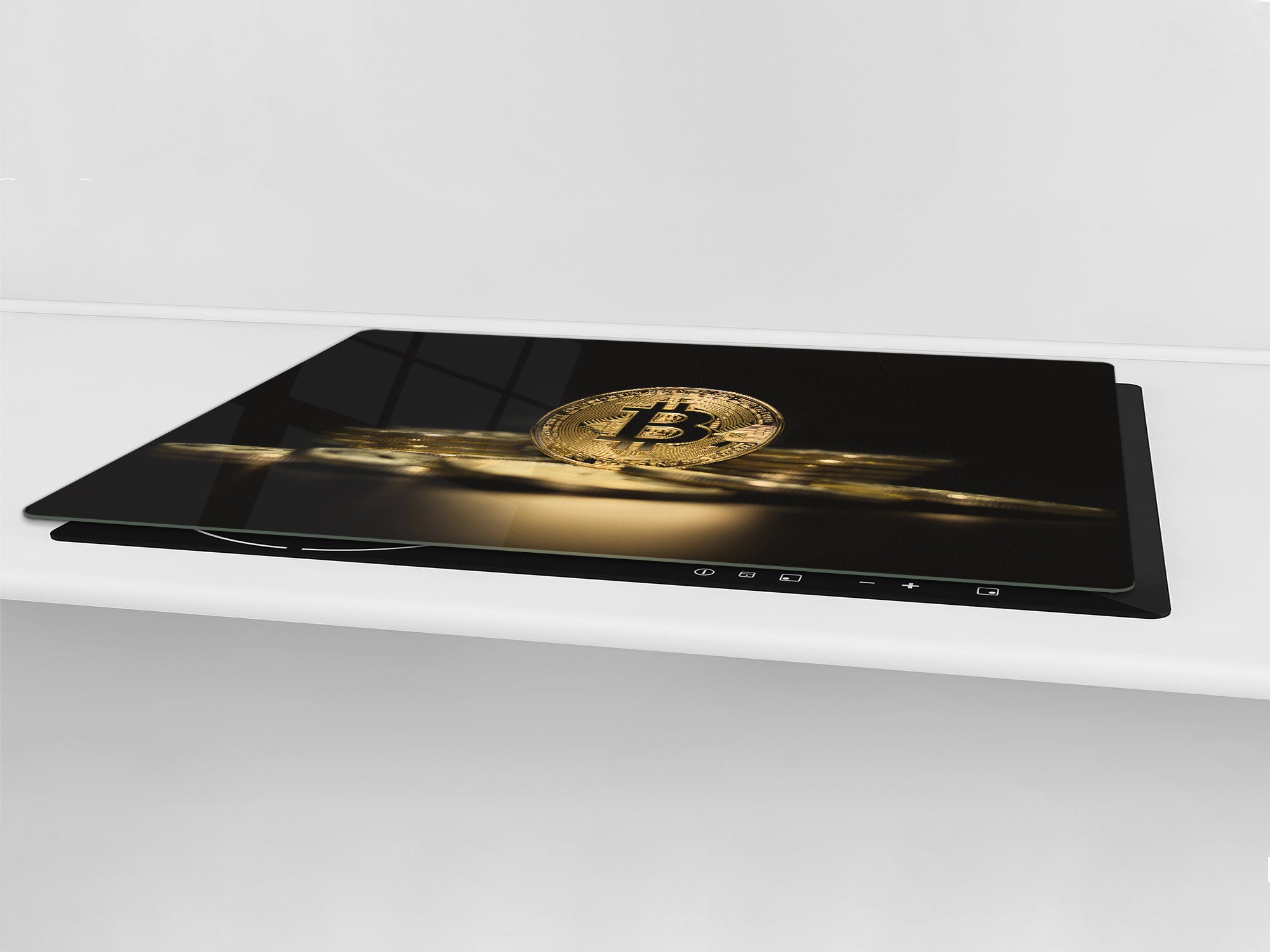 ENORMOUS  Tempered GLASS Chopping Board - Induction Cooktop Cover – SINGLE: 80 x 52 cm; DOUBLE: 40 x 52 cm; DD52a : Physical Bitcoin