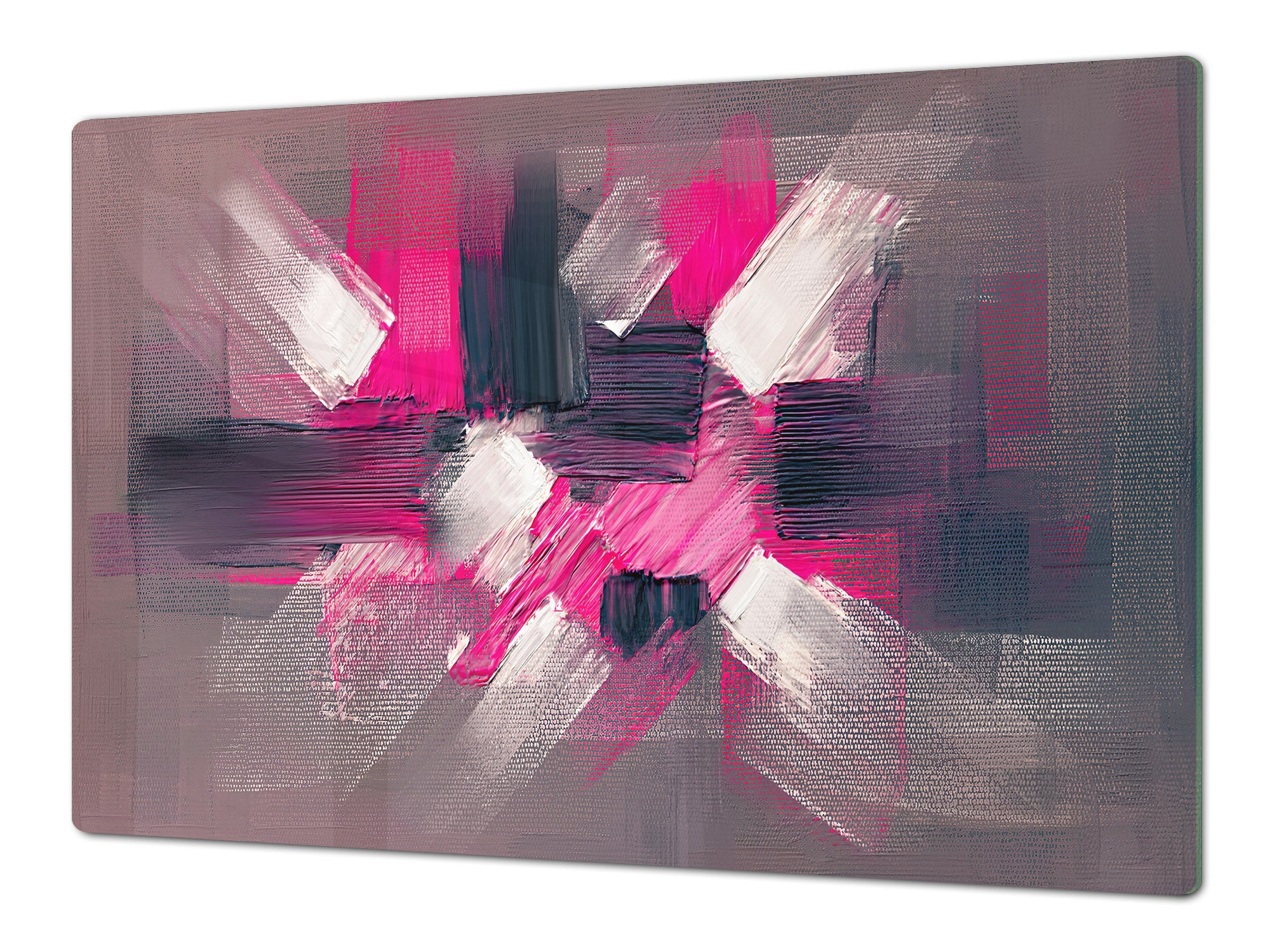 ENORMOUS  Tempered GLASS Chopping Board - Induction Cooktop Cover – SINGLE: 80 x 52 cm; DOUBLE: 40 x 52 cm; DD53 : Modern Disarray