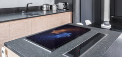 ENORMOUS  Tempered GLASS Chopping Board - Induction Cooktop Cover – SINGLE: 80 x 52 cm; DOUBLE: 40 x 52 cm; DD52a : Neon Turtles