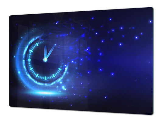 ENORMOUS  Tempered GLASS Chopping Board - Induction Cooktop Cover – SINGLE: 80 x 52 cm; DOUBLE: 40 x 52 cm; DD52a : Sign of the Times