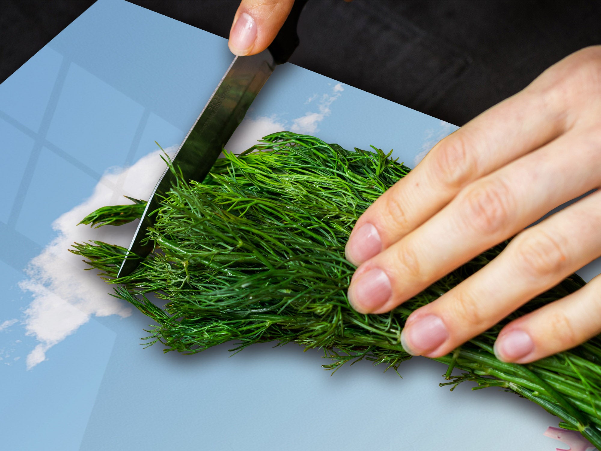 ENORMOUS  Tempered GLASS Chopping Board - Induction Cooktop Cover – SINGLE: 80 x 52 cm; DOUBLE: 40 x 52 cm; DD52a : 3D Abstract Flora