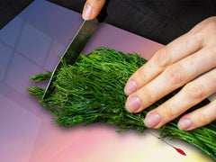 Gigantic Worktop saver and Pastry Board - Tempered GLASS Cutting Board - MEASURES: SINGLE: 80 x 52 cm; DOUBLE: 40 x 52 cm; DD44 Nature series : Sunset dandelion